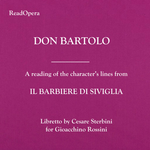 Bartolo – Il barbiere di Siviglia