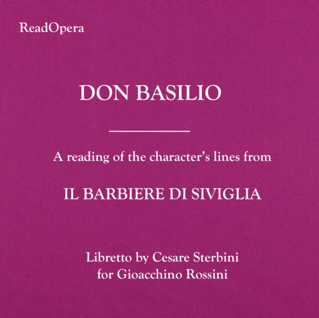 Basilio – Il barbiere di Siviglia