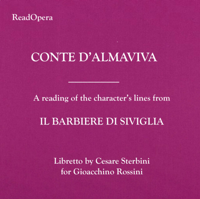 Conte d’Almaviva-Il barbiere di Siviglia