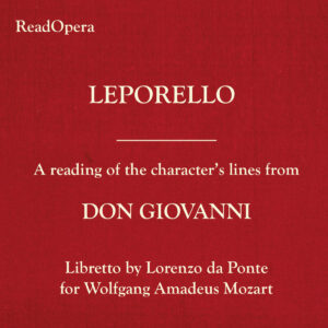 LEPORELLO – Don Giovanni – Mozart