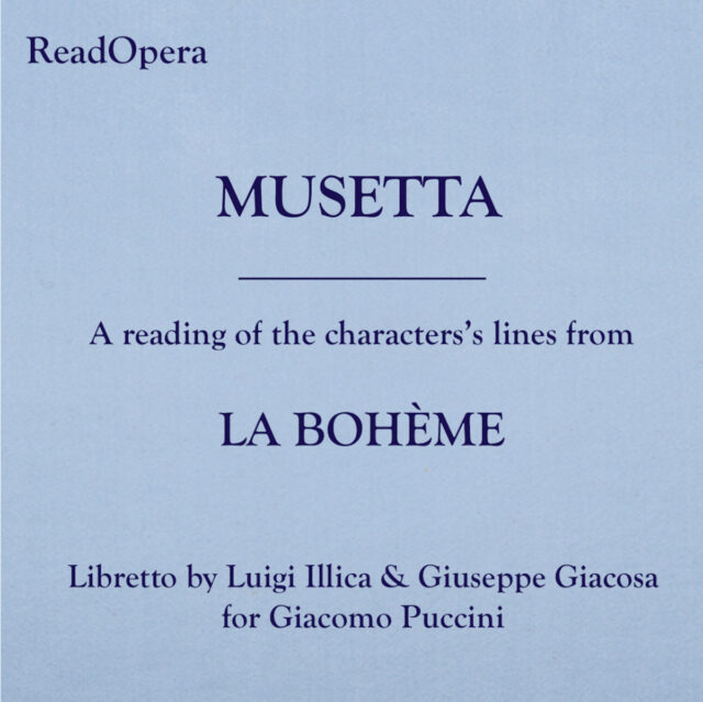 MUSETTA – La Bohème – Puccini